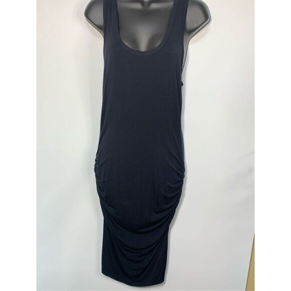 Venus Women's Tank Pullover Ruched Bodycon Dress Blue Medium - Picture 1 of 7